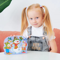 Аппликация «Снеговичок» - Фото 1