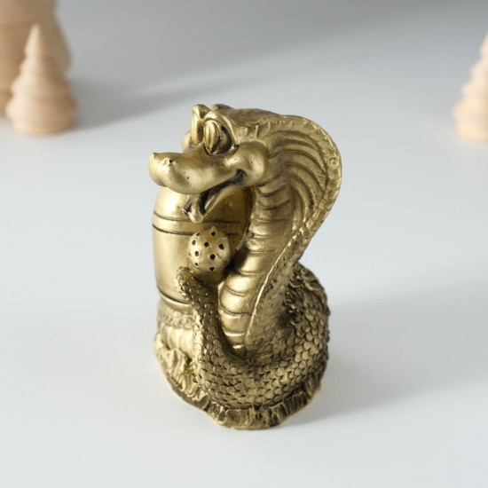 Копилка полистоун Змейка с лейкой