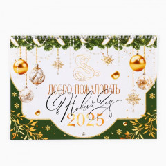 Календарь 2025 настенный, на спирали «Новый год: Добро пожаловать» - Фото 2
