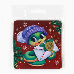 Магнит новогодний дерево со скретч-слоем «Новый год: Предсказание» - Фото 3