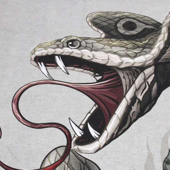 Комплект постельного белья «Snake and roses»