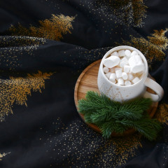 Комплект постельного белья «Golden Christmas» - Фото 4