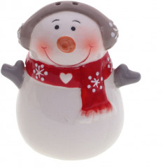 Набор для соли и перца «Снеговик меломан» - Фото 2