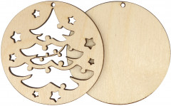 Деревянная заготовка «Ёлочка» - Фото 1