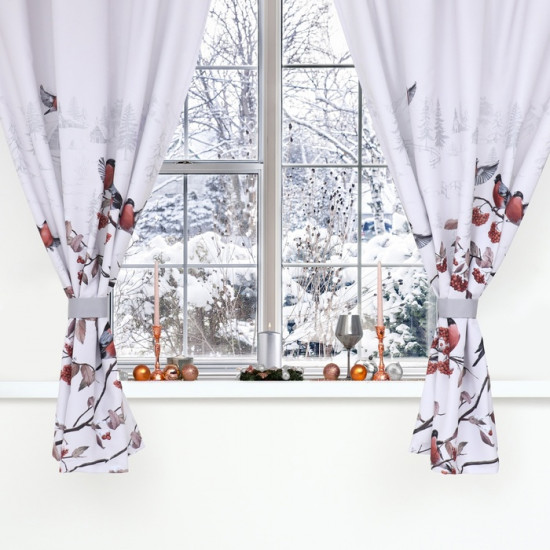 Комплект штор для кухни с подхватами «Winter season»