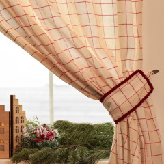 Комплект штор для кухни с подхватами «Bright cage» - Фото 1