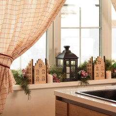 Комплект штор для кухни с подхватами «Bright cage» - Фото 3