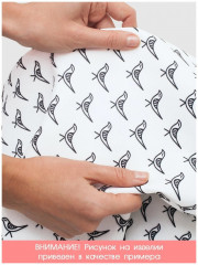 Комплект штор с фотопечатью «Снеговик лыжник» - Фото 2