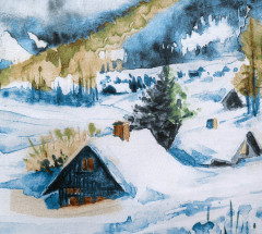 Комплект постельного белья «Снежное сияние 1» - Фото 2