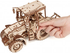 Конструктор деревянный механический «Трактор с плугом» - Фото 2