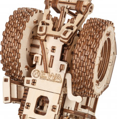 Конструктор деревянный механический «Трактор с плугом» - Фото 5