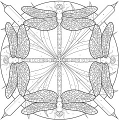 Creative Haven Mandalas Color by Number Coloring Book - Фото 2