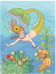 Creative Haven Mermaids Coloring Book - Фото 3