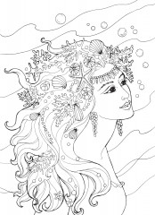 Creative Haven Mermaids Coloring Book - Фото 5