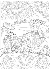 Creative Haven Farm Sweet Farm Coloring Book - Фото 4