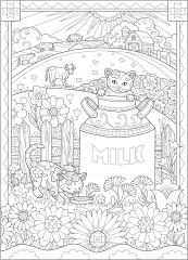 Creative Haven Farm Sweet Farm Coloring Book - Фото 7
