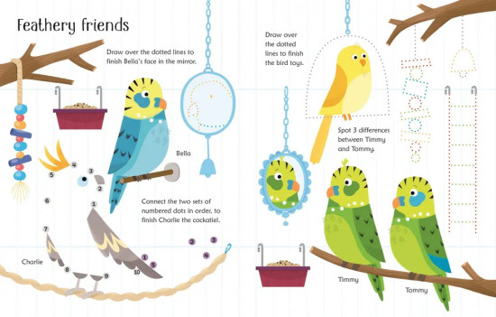 Wipe-Clean Pet Activities