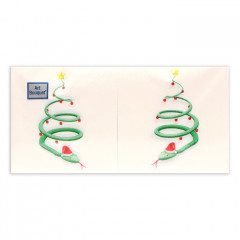 Набор салфеток бумажных «Новогодняя змейка» - Фото 1