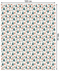 Скатерть «Лисицы в лесу» - Фото 1