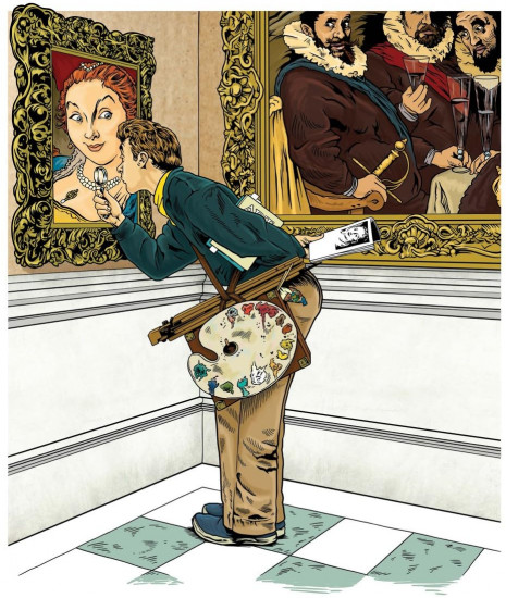 Creative Haven Norman Rockwell Classics from the Saturday Evening Post Coloring Book