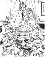 Creative Haven Norman Rockwell Classics from the Saturday Evening Post Coloring Book - Фото 4