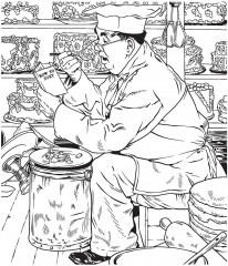 Creative Haven Norman Rockwell Classics from the Saturday Evening Post Coloring Book - Фото 8