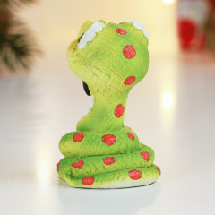 Фигурка сувенирная «Змейка с бабочкой на шее» - Фото 2