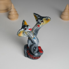 Фигурка сувенирная «Змеи тёмные в обнимку» - Фото 4