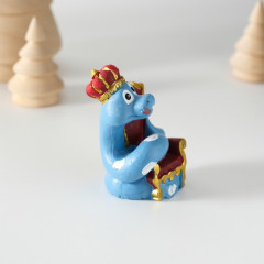 Фигурка сувенирная «Змей в короне с королевским троном» - Фото 2