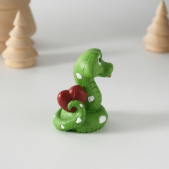 Фигурка сувенирная «Змейка с сердцем» - Фото 2
