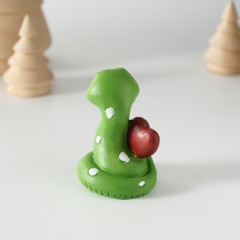 Фигурка сувенирная «Змейка с сердцем» - Фото 3