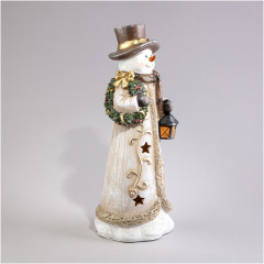 Статуэтка с Led-подсветкой «Снеговик» - Фото 2