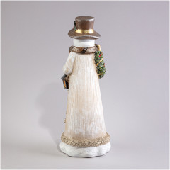 Статуэтка с Led-подсветкой «Снеговик» - Фото 3