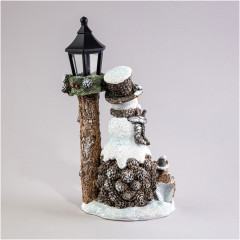 Статуэтка с Led-подсветкой «Снеговик» - Фото 2