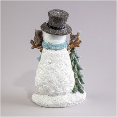 Статуэтка с Led-подсветкой «Снеговик» - Фото 2