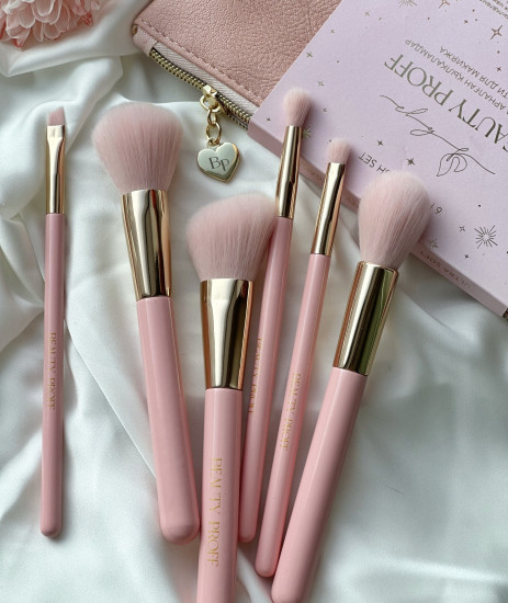 Набор кистей для макияжа «Pink Set»