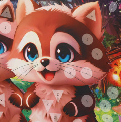 Набор для творчества-геометрическая мозаика «Милые животные» - Фото 3