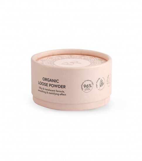 Органическая рассыпчатая пудра для лица «Organic Loose Powder», оттенок прозрачный