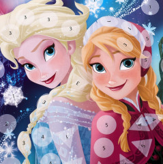 Набор для творчества-геометрическая мозаика «Снежная принцесса» - Фото 3