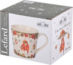 Кружка «Ёлка, кот и Новый год» - Фото 1