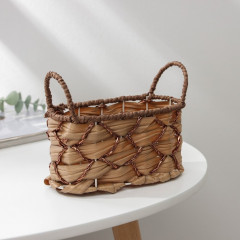 Кашпо для цветов плетёное «Овал» - Фото 3