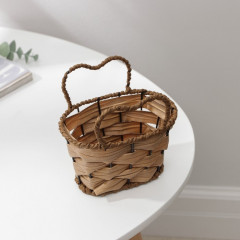 Кашпо для цветов плетёное «Сердце» - Фото 3