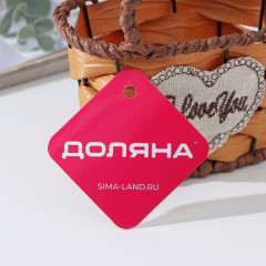 Кашпо для цветов плетёное «Сердце» - Фото 4