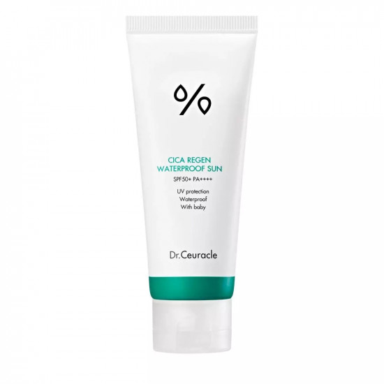 Водостойкий солнцезащитный крем с экстрактом центеллы «Cica Regen Sun Waterproof SPF50»