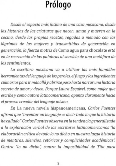 Como aqua para chocolate