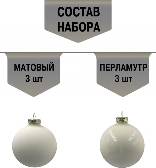 Набор шаров ёлочных