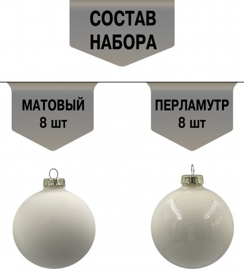 Набор шаров ёлочных