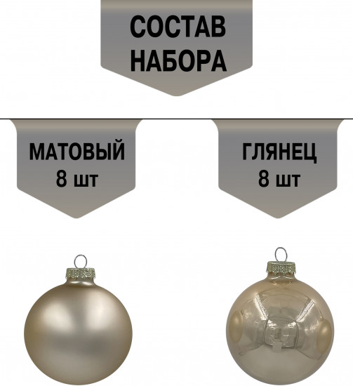 Набор шаров ёлочных