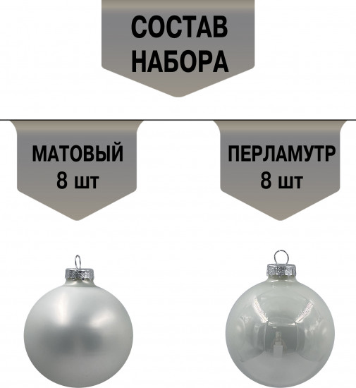 Набор шаров ёлочных