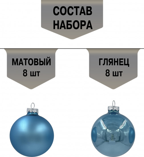 Набор шаров ёлочных